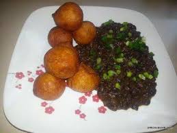 Puff Puff And Beans Achombo Beignets Haricots Delicious Family Meals Recipes Cooking Recipes