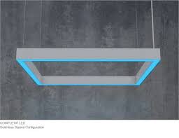Delray Lighting Completa Seamless Led Square Pendant Light Fixtures Linear Light Fixture Linear Lighting