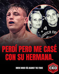 Drew Dober relata la vez que perdió contra Nick Hein en 2014, pero que  terminó casándose con su hermana. 😂 🗣️ “Combatí en Alemania. Me enfrenté  a Nick Hein. Desafortunadamente, perdí. [...]