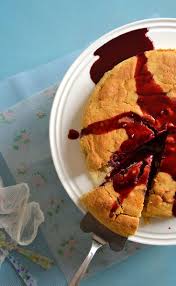 Gateau Aerien Au Fromage Citron Et Coulis De Fruits Rouges Cheesecake Recette Coulis De Fruits Recettes Sucrees Cheesecake