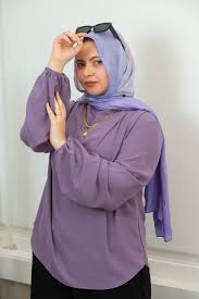 Sandra Blouse (purple) – Owls