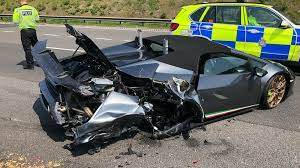 Supercar wrecked in motorway crash 20 minutes into first trip | ITV News