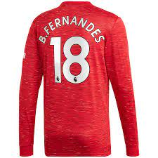 Manchester united star bruno fernandes has been impressed with donny van de beek's new physique after he retuned to preseason training this week. Danxen Kinder Fussball Bruno Fernandes 18 Heimtrikot Rot Long Sleeve Trikot 2020 21 Hemd