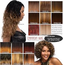 Vivica A Fox Hair Collection Color Charts