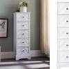 The dresser is designed with 5 roomy a tall, narrow profile makes this classic dresser essential for smaller spaces. 1