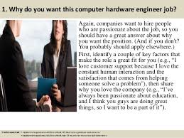 Answers are simplified for easier understanding and in random orders. Top 10 Computer Hardware Engineer Interview Questions And Answers