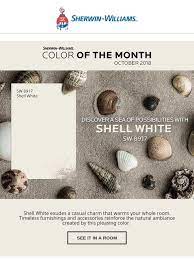 View real paint without the mess. Sherwin Williams Home This Month S Color Is Shell White Milled