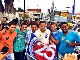 Paulo Barrozo e ACM Neto em Esplanada |