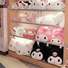 Kuromi My Melody Hello Kitty And Cinnamoroll Plushies Sanrio Hello Kitty Kuromi Cinna In 2021 Hello Kitty Items Pink Tumblr Aesthetic Hello Kitty