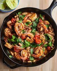 The 20 Minute Garlicky Shrimp Dinner You Ll Make Again And Again Recipe In 2020 Garlicky Shrimp Shrimp Dinner Seafood Recipes