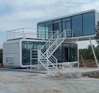 20 Foot 40 Foot Portable Luxury Modern Apple Cabin Prefab House Office with Toilet, Bedroom, Air Conditioner etc