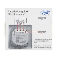 Pni Smarthome Ws323 Triple Smart Switch For Internet Light Control Compatible With Tuyasmart App