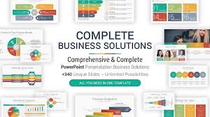 Complete Business Solutions Powerpoint Presentation Template In 2020 Powerpoint Presentation Templates Powerpoint Presentation Presentation Slides Templates