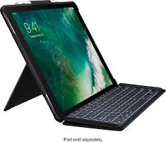 Customer Reviews Logitech Slim Combo Keyboard Folio Case For Apple 12 9 Inch Ipad Pro Black 920 008432 Best Buy