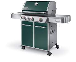 Weber E330 Genesis E 330 Green 6537001 60 Freestanding Gas Grill With 637 Sq In Cooking Area 3 Stainless Stee Gas Grill Gas Grill Reviews Best Gas Grills