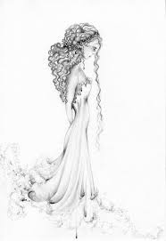 Pencil Drawing Fantasy Drawing My Original Pencil Drawing Etsy Fantasy Drawings Beautiful Girl Drawing Pencil Drawings