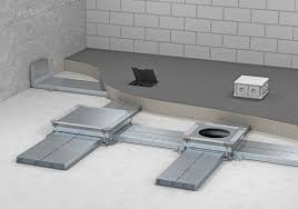 Underfloor Ducts Steel Raceways Cast Into Concrete Floor At Regular Spacing 4 5 Or 6 Preset Inserts Concrete Floors New Homes House