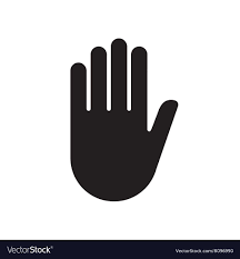 Hand Sign Stop Royalty Free Vector Image Vectorstock Spon Stop Royalty Hand Sign Ad Vector Images Vector Free Vector