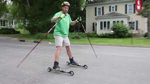I had been trying to think of i had been trying to think of ways to build some rollerskis ever since the dismal ski season left me wanting. Roller Ski Stopping Techniques With Speedy From Gear West Youtube