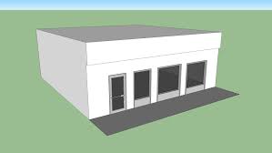 If your measurement is in another unit of measure, centimeters for example, then you'll need to convert to square meters. 4 Meters Tall 10 Meters Wide And 12 Meters Long Commercial Store Template 3d Warehouse