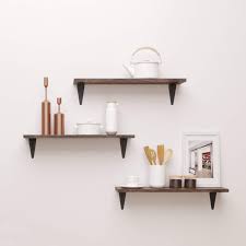 Bamfox Floating Shelves Wall Shelf Set Of 3 Wall Mounted Floating Shelf With Large Storage For Bedroom Bathroom Living Room Kitchen Office Amazon In Home Kitchen