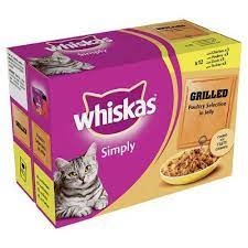 Whiskas Pouch Simply Grilled Poultry Selection In Jelly 12 X 85g Cat Food Case Of 4 You Can Find Out More Deta Meat Pouches Cat Food Allergy Cat Food Reviews