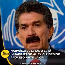 Rafael Narváez, exparlamentario, abogado penalista y defensor por los  derechos civiles, rechazó la presunta "pretensión del Estado" de  descalificar al fiscal de la CPI y la catalogó como una manera de "ocultar