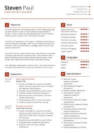 There is a difference between a sample and a blank cv templates. Cyber Security Engineer Resume Sample Resumekraft