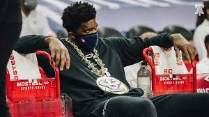 The basketball player joel embiid of the philadelphia 76ers is almost as famous for his playful grandstanding as his mr. Philadelphia 76ers On Twitter Guess Who S Rocking The Big Energy Chain Tonight Good Vibes Only Headed Into The Postseason