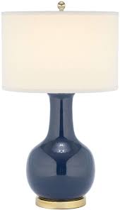 Safavieh Navy Blue 27 5 Ceramic Paris Lamp Goedekers Com Modern Lamp Safavieh Lamps Table Lamp