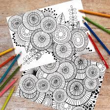 Let your imagination flow with our fun coloring games. Zentangle Colouring Pages Kate Hadfield Designs