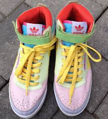 Find great deals on ebay for mens adidas high tops. Retro Adidas High Top Sneakers Pastel Color Block In Pink Lavender White Blue Yellow And Mint Green The Leather Sneakers Women Adidas High Tops Sneakers