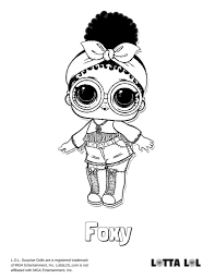 New lol omg are the older sisters of lol surprise dolls. Lol Doll Coloring Pages Coloring Rocks