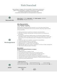 Microsoft resume templates give you the edge you need to land the perfect job. Adidas Sales Representative Resume Template Kickresume
