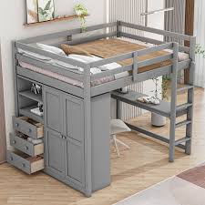 Deyobed Full Bed Frame Size Loft
