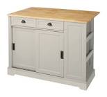 Olsen Kitchen Island with Leaf CANVAS