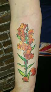 Snapdragon Tattoo Flower Tattoos Snapdragon Flowers Flower Tattoo