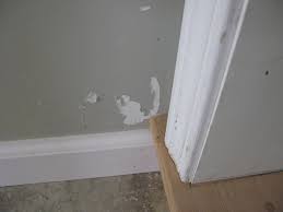Even the most careful taping. How To Stop The Peeling Of New Paint That S Not Properly Adhered To New Drywall Due To Underlying Spackle Dust Home Improvement Stack Exchange