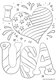 Download free printable coloring pages worksheet. Print I Love Usa 4th July Coloring Pages Memorial Day Coloring Pages Flag Coloring Pages Printable Coloring Pages