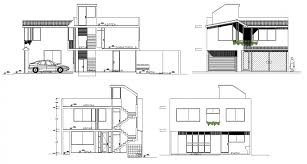 Modern House Building Elevation Drawing In Dwg Autocad File Building Elevation Building Design Mountain House Plans