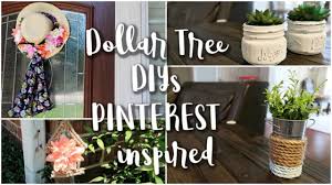 Dollar Tree Diy Pinterest Inspired Diy Home Decor For Outdoor And Indoor Youtube Pinterest Diy Crafts Dollar Tree Diy Dollar Tree Crafts