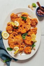 The ultimate cauliflower rice is the first recipe. Cashew Crusted Cauliflower Steaks Minimalist Baker Recipes