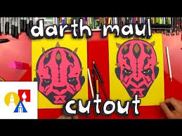 Darth Maul Cutout Art For Kids Hub Art For Kids Art