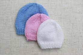 Knitting Pattern For Preemie Baby Hats Circular Or Straight Instructions Sizes Are Tiny Premature And Knitted Hats Baby Hat Knitting Pattern Double Knitting
