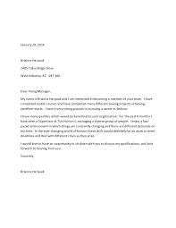 In your letter, reference your most relevant or exceptional qualifications to help employers see why you're a great fit for the role. Cover Letter