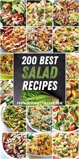 200 Best Salad Recipes In 2020 Best Salad Recipes Easy Salad Recipes Easy Healthy Recipes