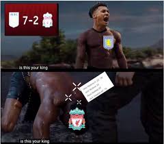 You are always on our mind. Aston Villa 7 2 Liverpool Soccermemes