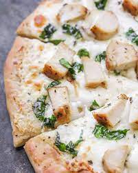 Brush garlic oil mixture over dough leaving 1/2 of outer dough uncovered. Best White Pizza Sauce Recipe Lil Luna