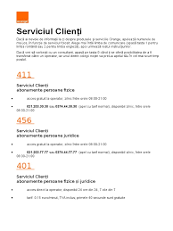 Orange Serviciul Clienti