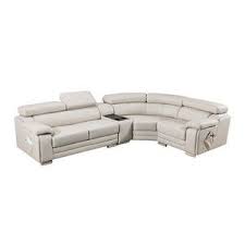 Orren Ellis Hennigan 126 Wide Genuine Leather Sectional In 2020 Genuine Leather Sectional Leather Sectional Sectional